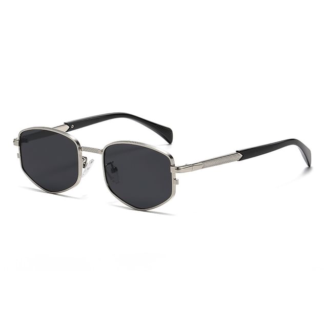 Sample Geometric Metal Frame Sunglasses