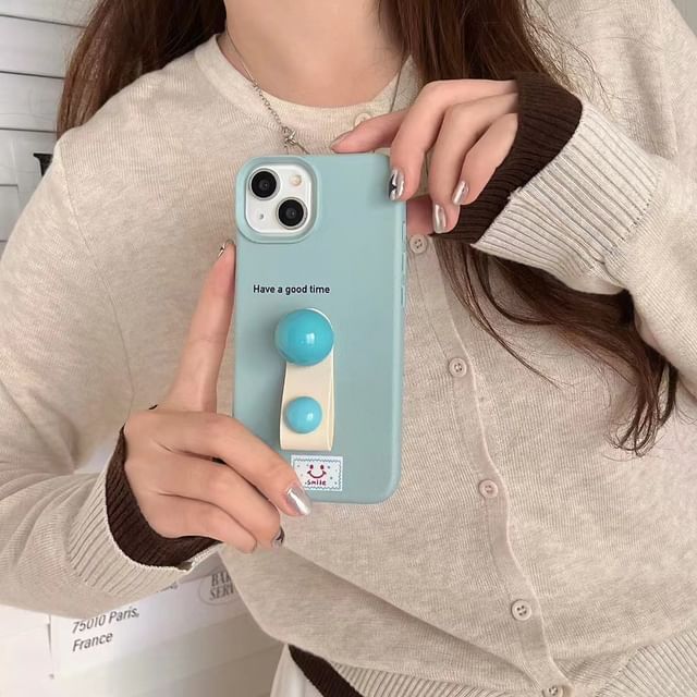 Phone Finger Case Strap Beaded