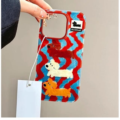 Set Phone Dog Strap / Case