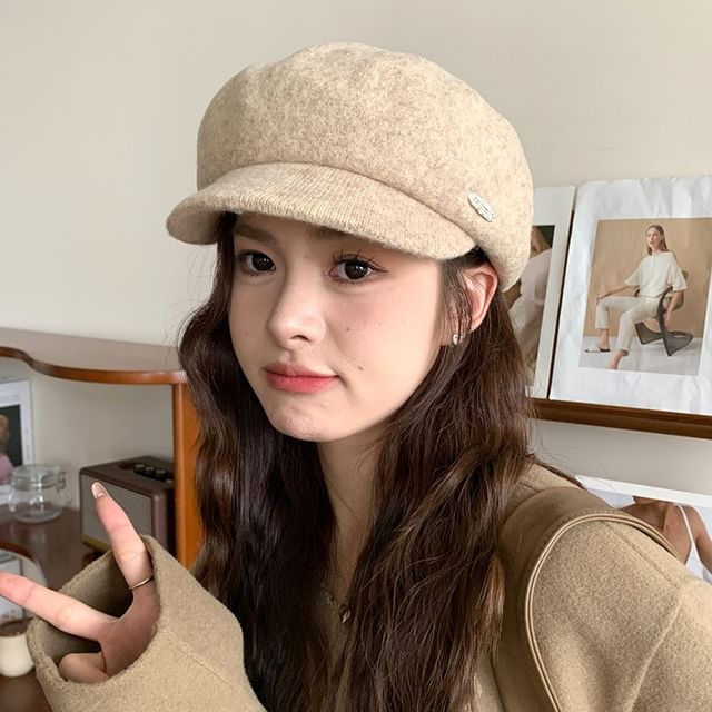 Plate Metal Cap Newsboy