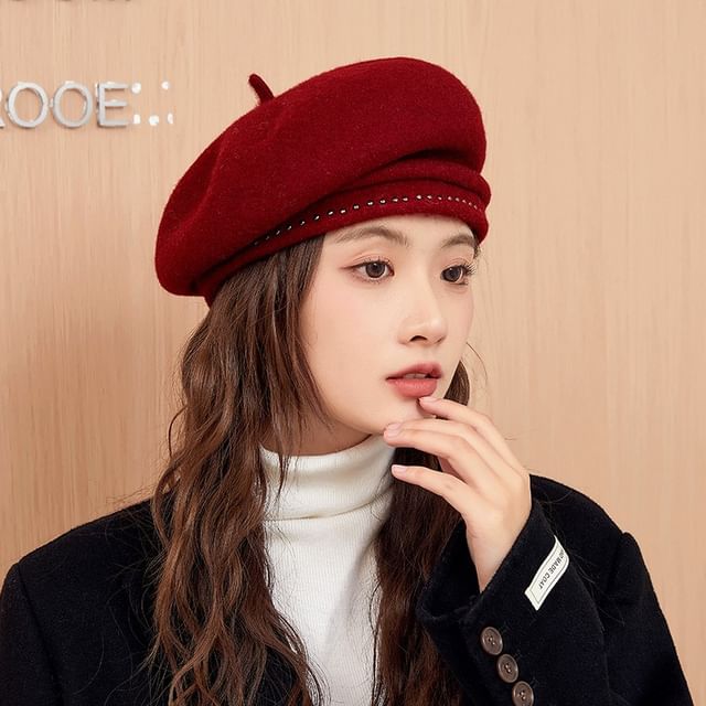Beret Hat Studded