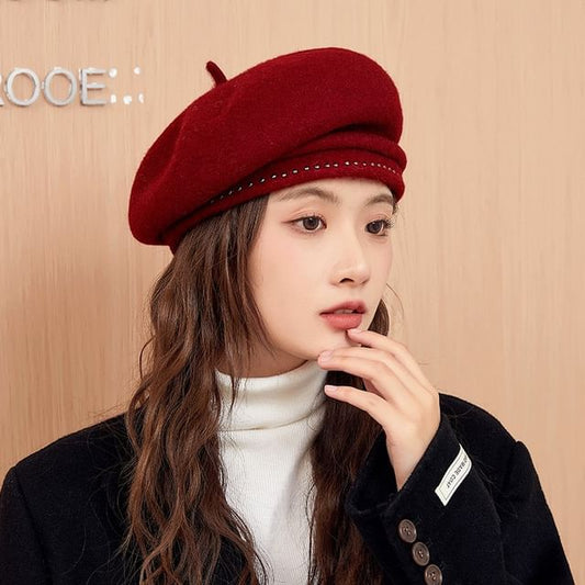 Beret Hat Studded