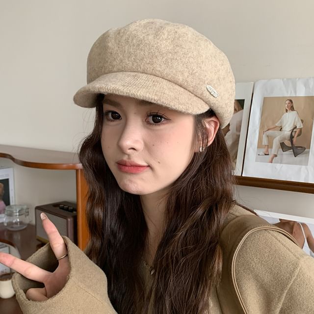 Plate Metal Cap Newsboy