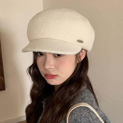 Plate Metal Cap Newsboy