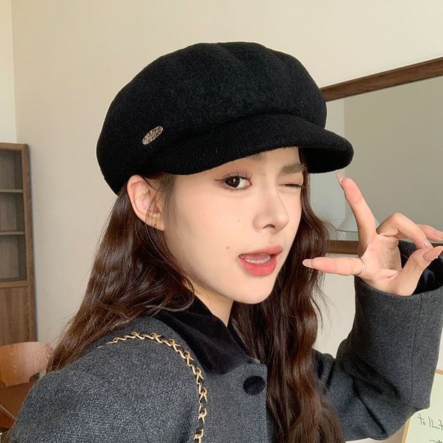 Plate Metal Cap Newsboy