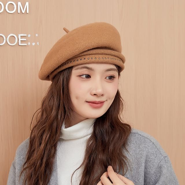 Beret Hat Studded