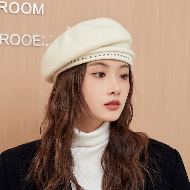 Beret Hat Studded