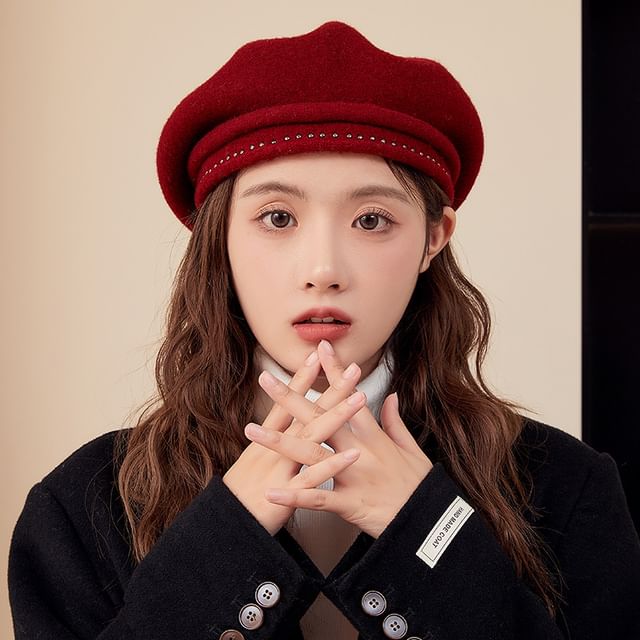 Beret Hat Studded