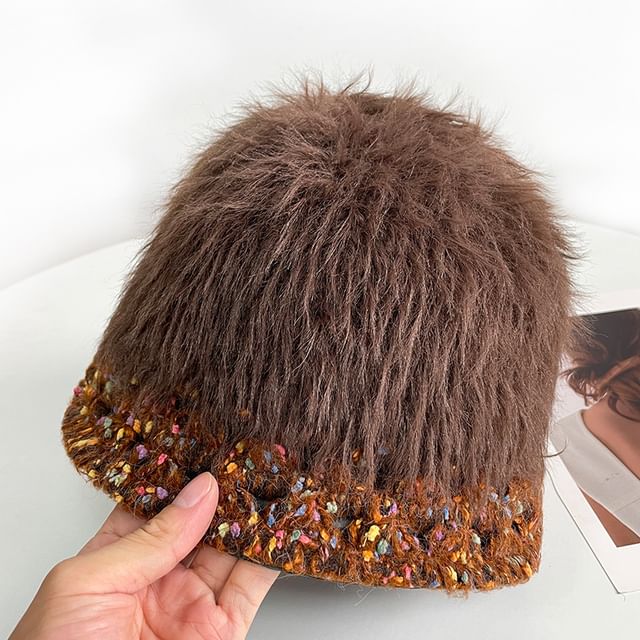 Melange Knit Beanie