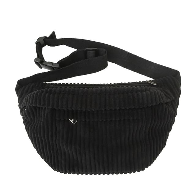 Belt Corduroy Bag Plain