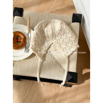 Beanie Crochet Knit Plain