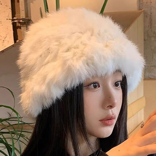 Star Plain Hat / Faux Bucket Fur