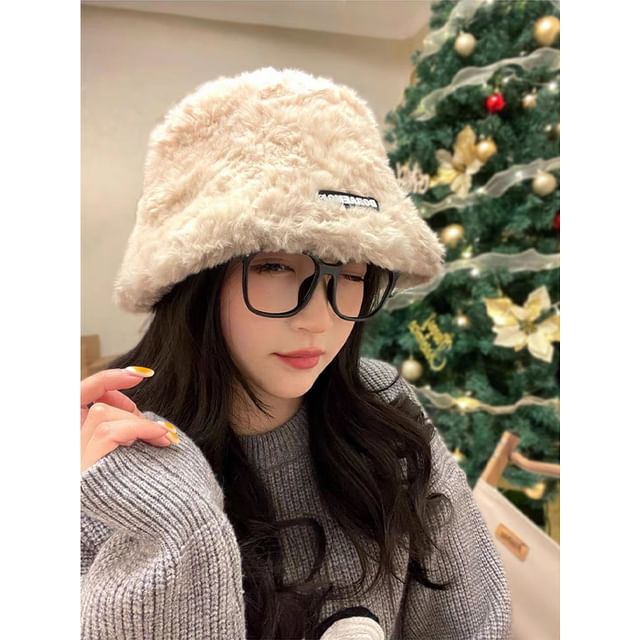 Bucket Hat Fluffy Plain