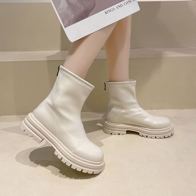Zip Boots Short Platform