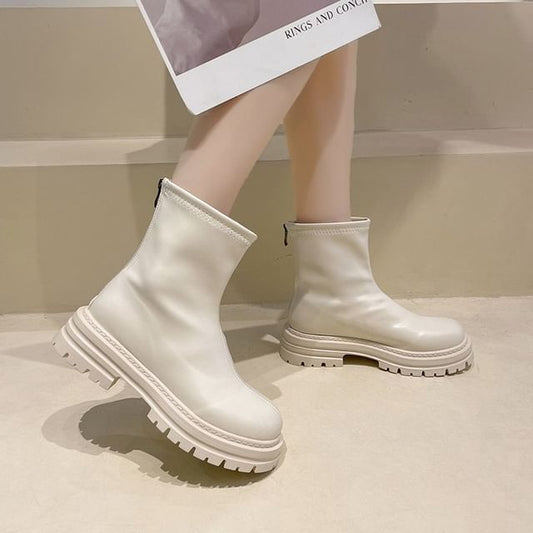 Zip Boots Short Platform
