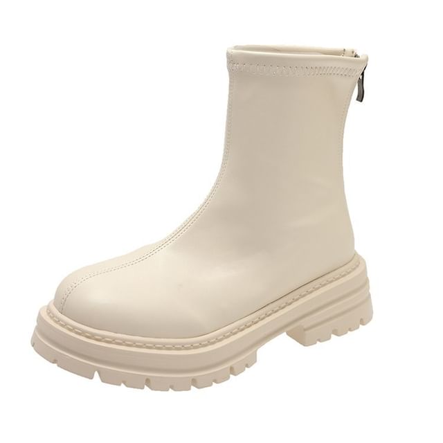 Zip Boots Short Platform