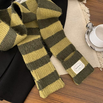 Scarf Striped Knit