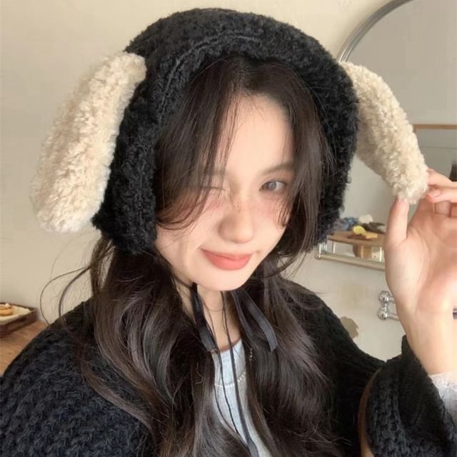 Fluffy Ear Earmuffs Dog