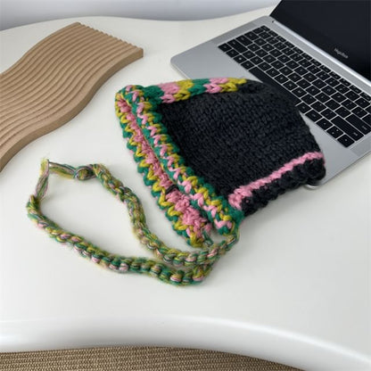 Knit Balaclava Block Color