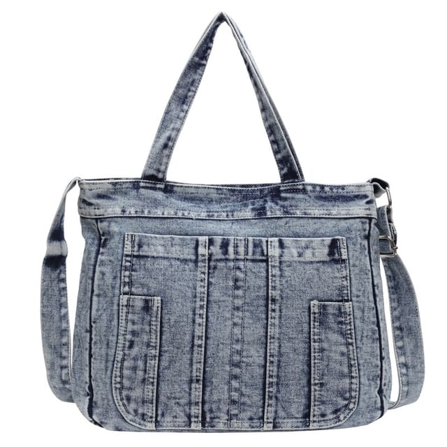Crossbody Denim Bag Washed