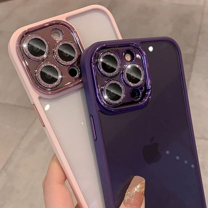 Protection Lens Phone Case Glitter