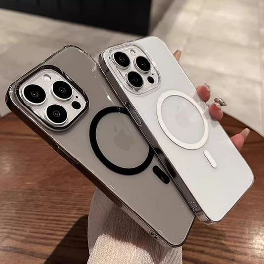 Case Phone MagSafe) Magnetic (Compatible with Transparent
