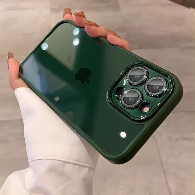 Protection Lens Phone Case Glitter