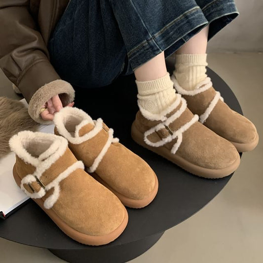 Sample Buckled Ankle Snow Boots