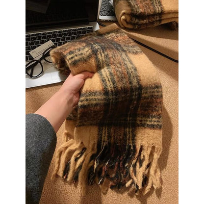 Plaid Applique / Dog Scarf