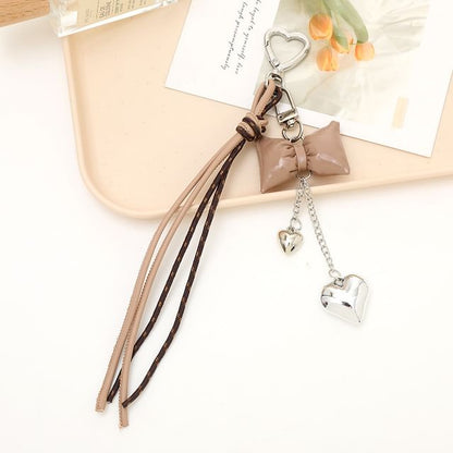 Charm Padded Bow Phone Knotted
