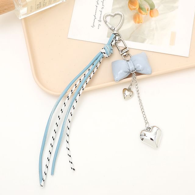 Charm Padded Bow Phone Knotted