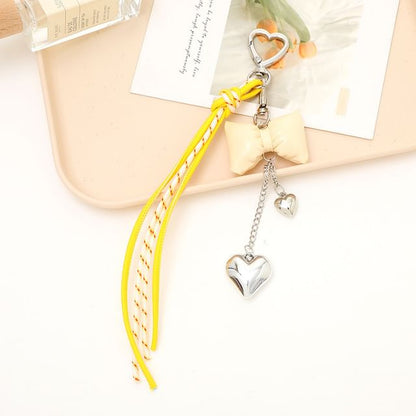 Charm Padded Bow Phone Knotted
