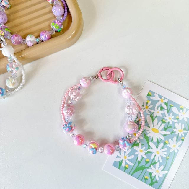 Layered Phone Bead Strap
