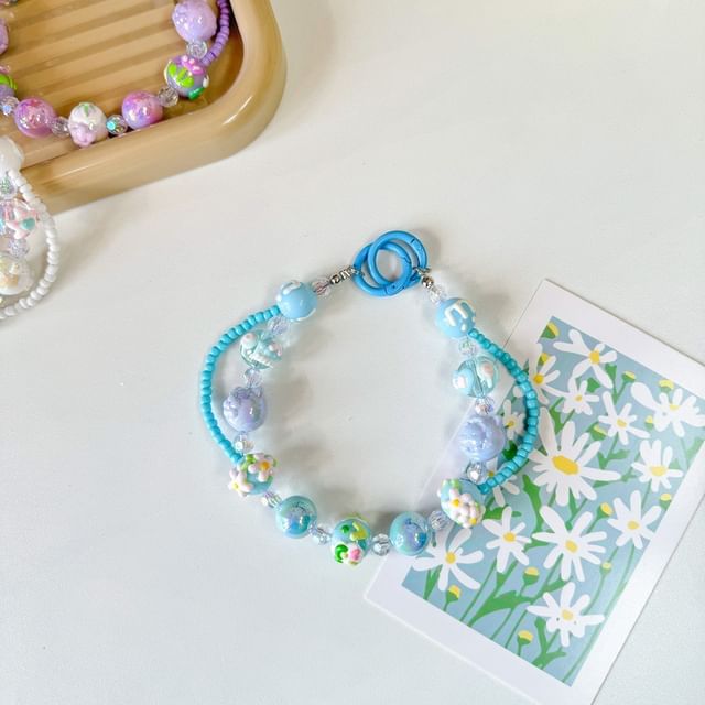 Layered Phone Bead Strap