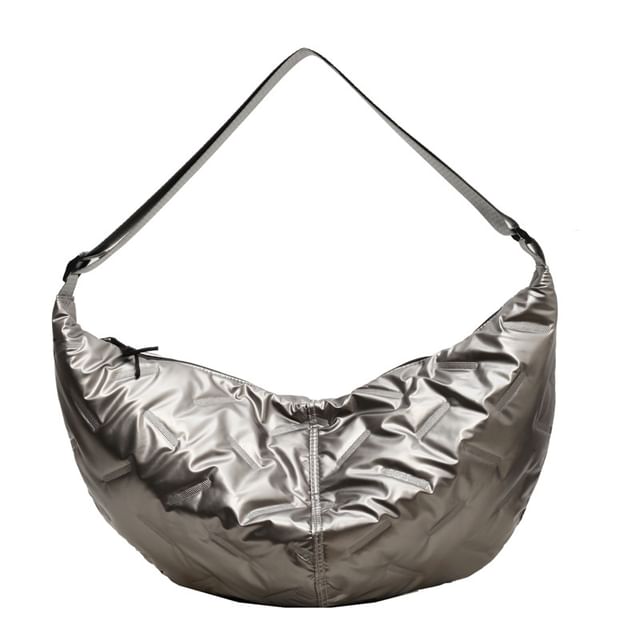 Plain Padded Crossbody Bag