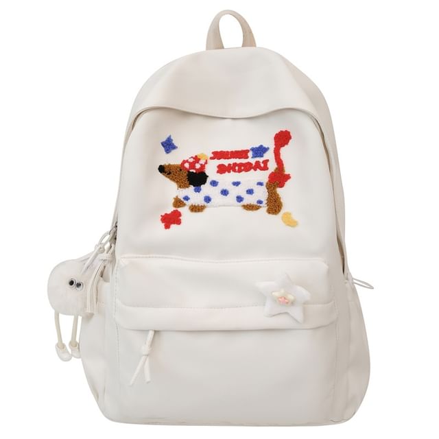 Wholesale SampleDog Embroidered Nylon Laptop Backpack / Bag Charm / Badge / Set