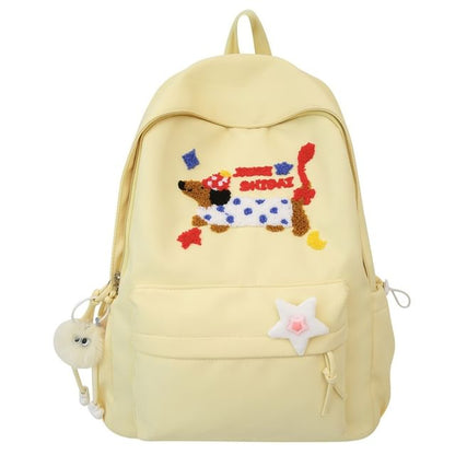 Wholesale SampleDog Embroidered Nylon Laptop Backpack / Bag Charm / Badge / Set