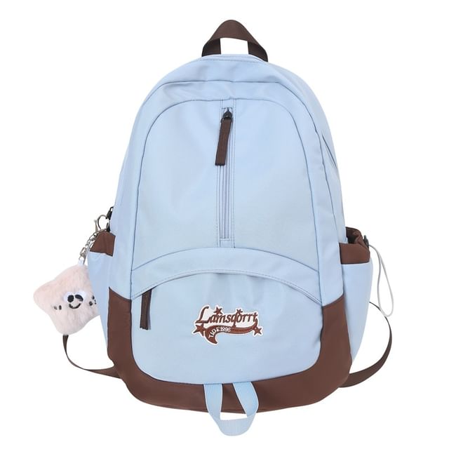 Sample Lettering Applique Nylon Backpack / Bag Charm / Set