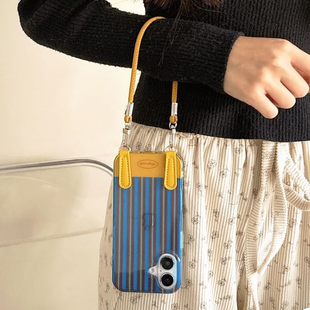 Strap Striped Phone / Case Set