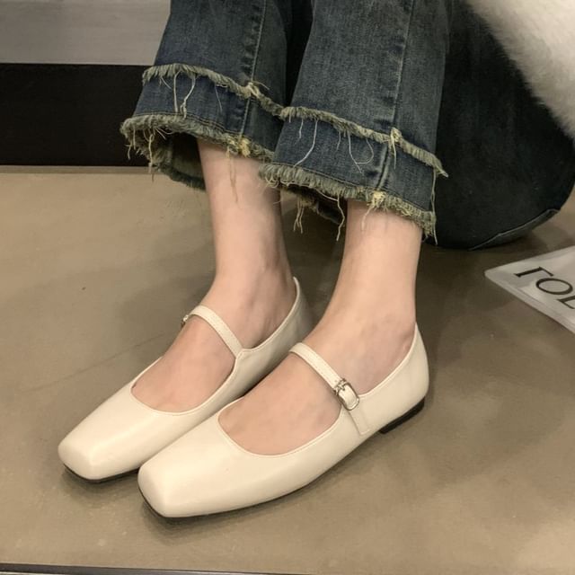 Toe Flats Jane Square Mary