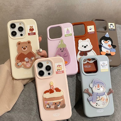 Dog Embroidered Case Phone