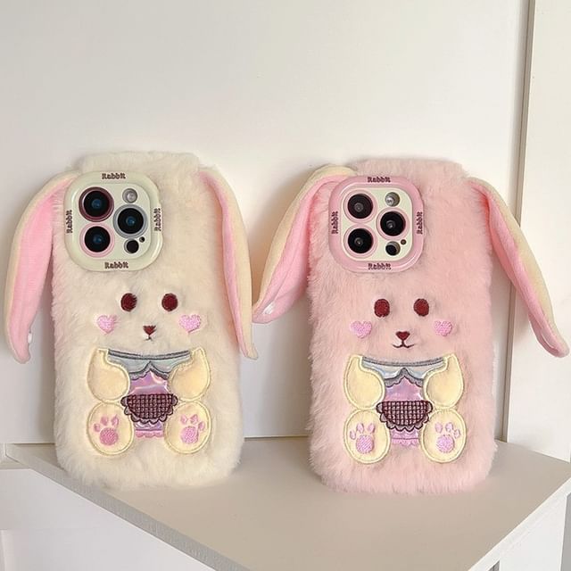 Rabbit Chenille Phone Case
