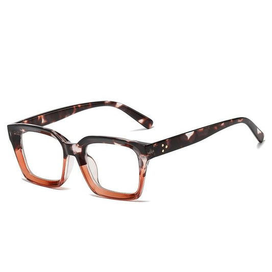 Square Resin Blue Light Blocking Eyeglasses