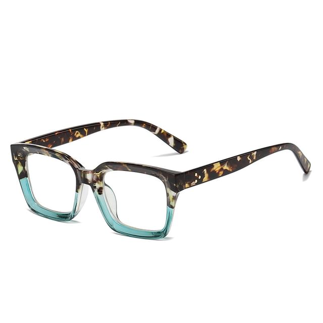 Square Resin Blue Light Blocking Eyeglasses