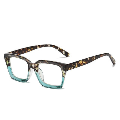 Square Resin Blue Light Blocking Eyeglasses