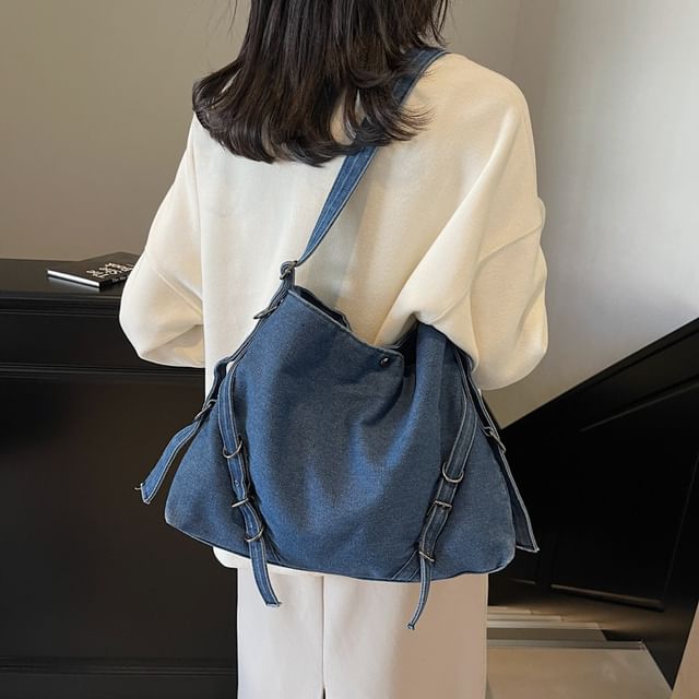 Bag Tote Denim Plain