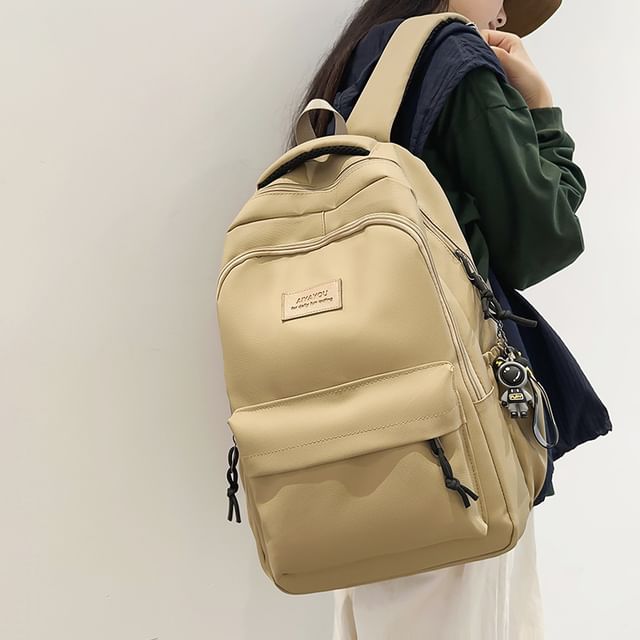 Sample Plain Applique Laptop Backpack / Bag Charm / Set