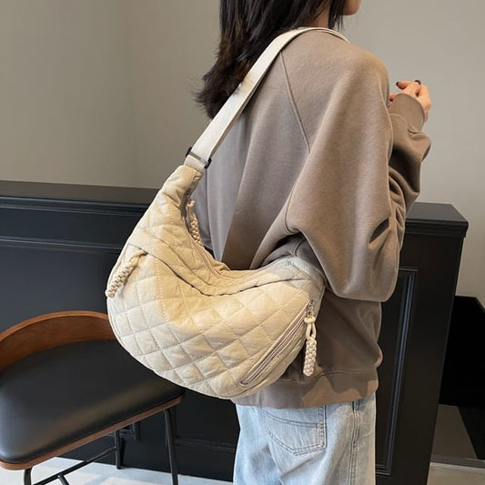 Sample Plain Quilted Crossbody Bag