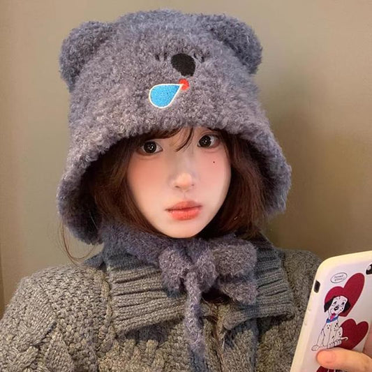 Koala Hat Bonnet Knit