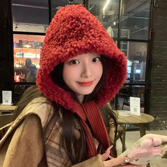 Plain Bonnet Fleece Hat